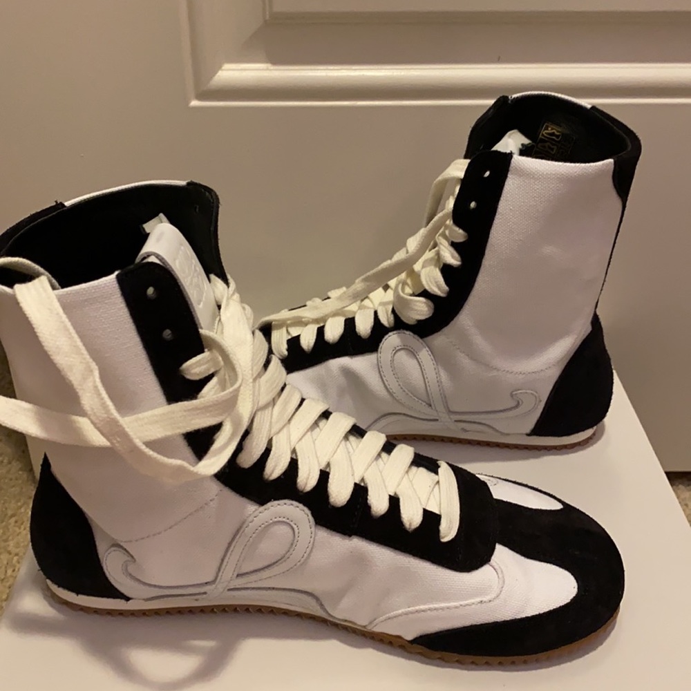 Loewe hightop ballet sneakers